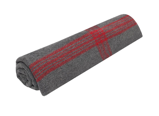 STRIPED OUTDOOR 55% WOOL BLANKETS