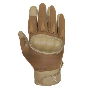 HARD KNUCKLE CUT/FIRE RESISTANT GLOVES COYOTE BROWN CARBON FIBER