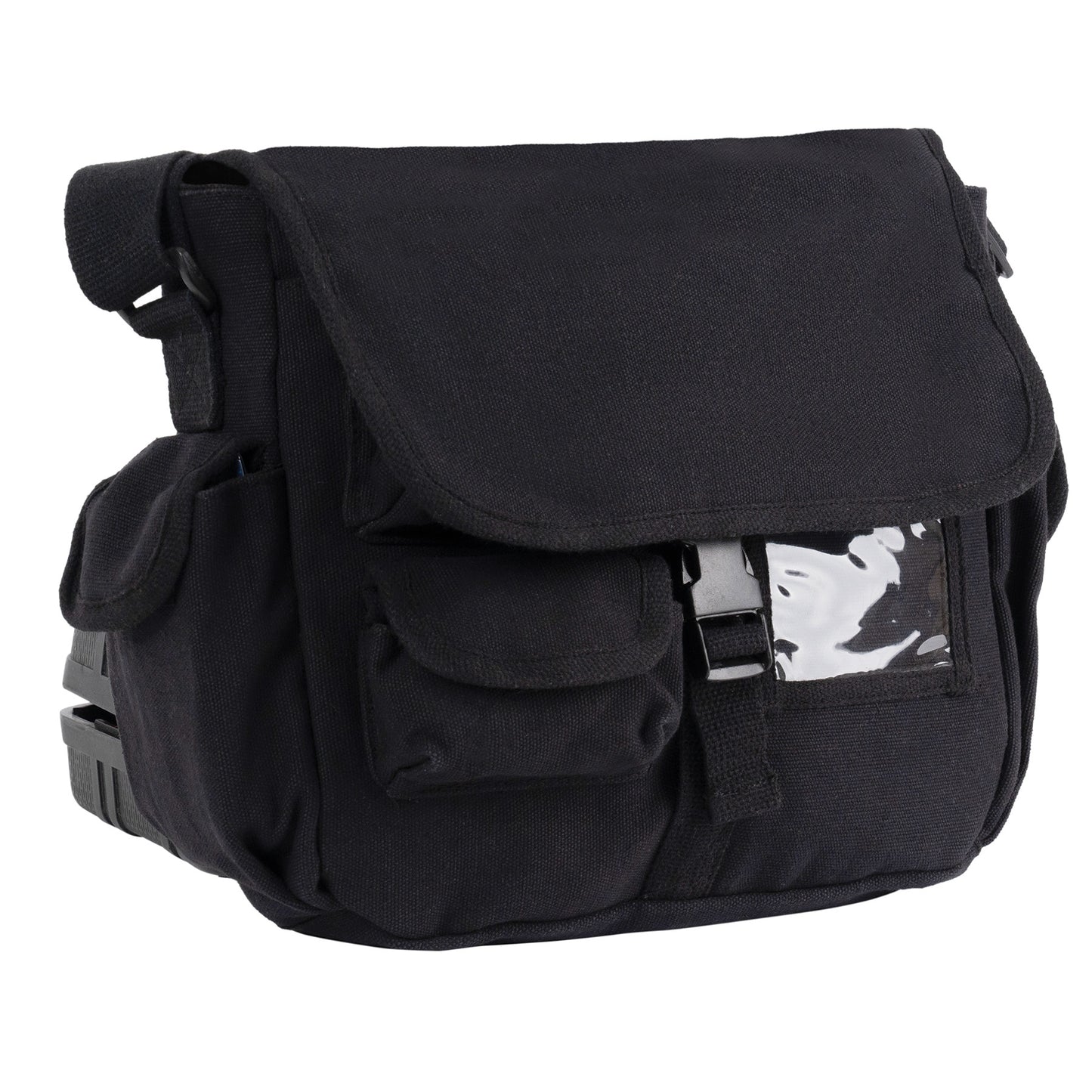 URBAN CANVAS EXPLORER SHOULDER BAG BLACK