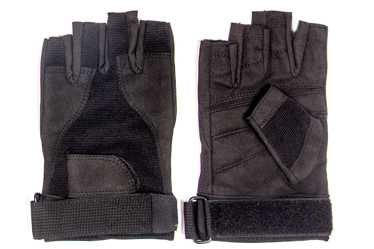 T.A.G GLOVES BLACK FINGER/LESS
