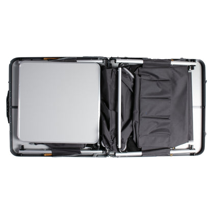 OZTRAIL FOLDING TABLE WITH STORAGE