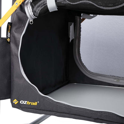 OZTRAIL FOLDING TABLE WITH STORAGE