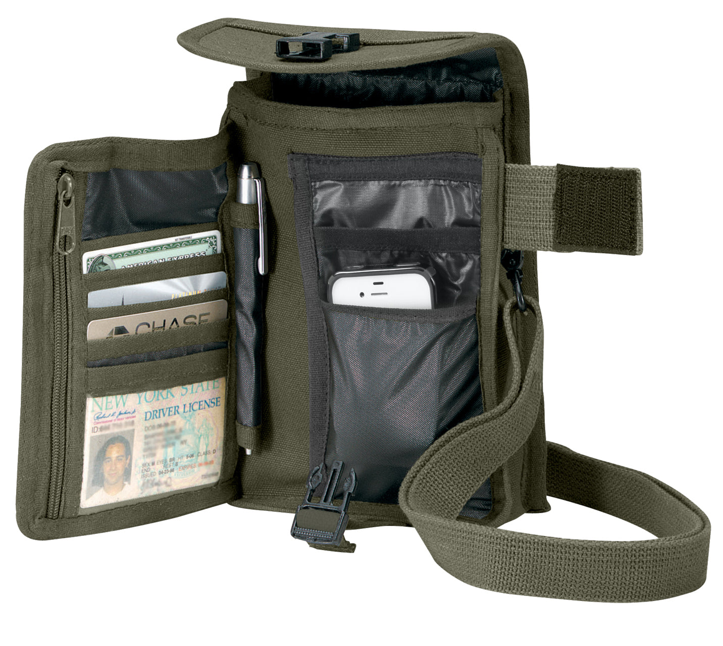 CANVAS TRAVEL PORTFOLIO BAG