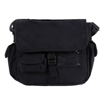 URBAN CANVAS EXPLORER SHOULDER BAG BLACK