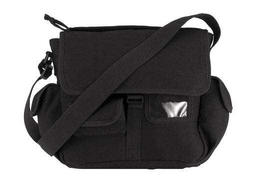 URBAN CANVAS EXPLORER SHOULDER BAG BLACK