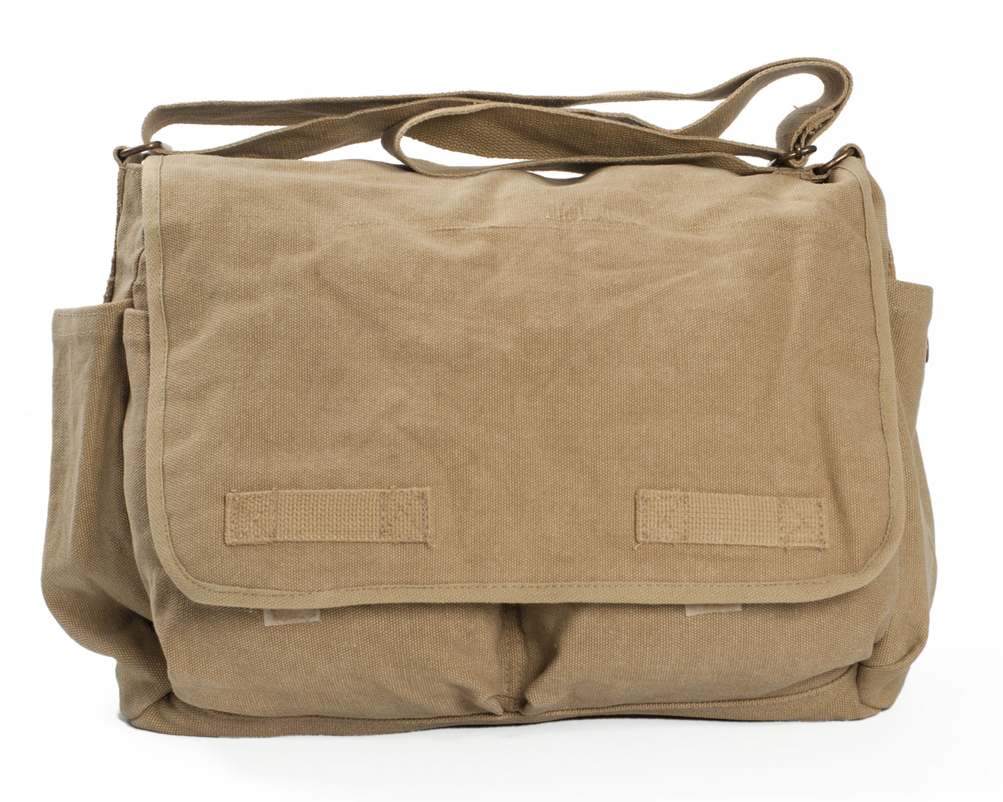 HB126 VINTAGE MESSENGER BAG PLAIN OLIVE