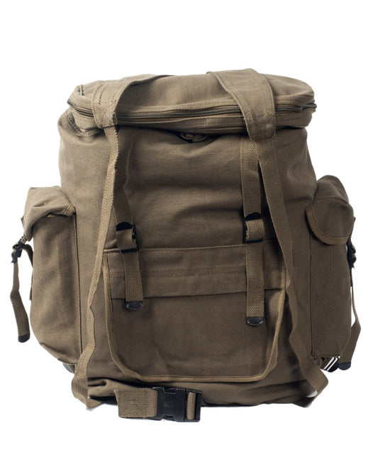 CANVAS RUCKSACK OLIVE
