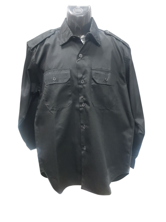 BLACK ARMY SHIRT
