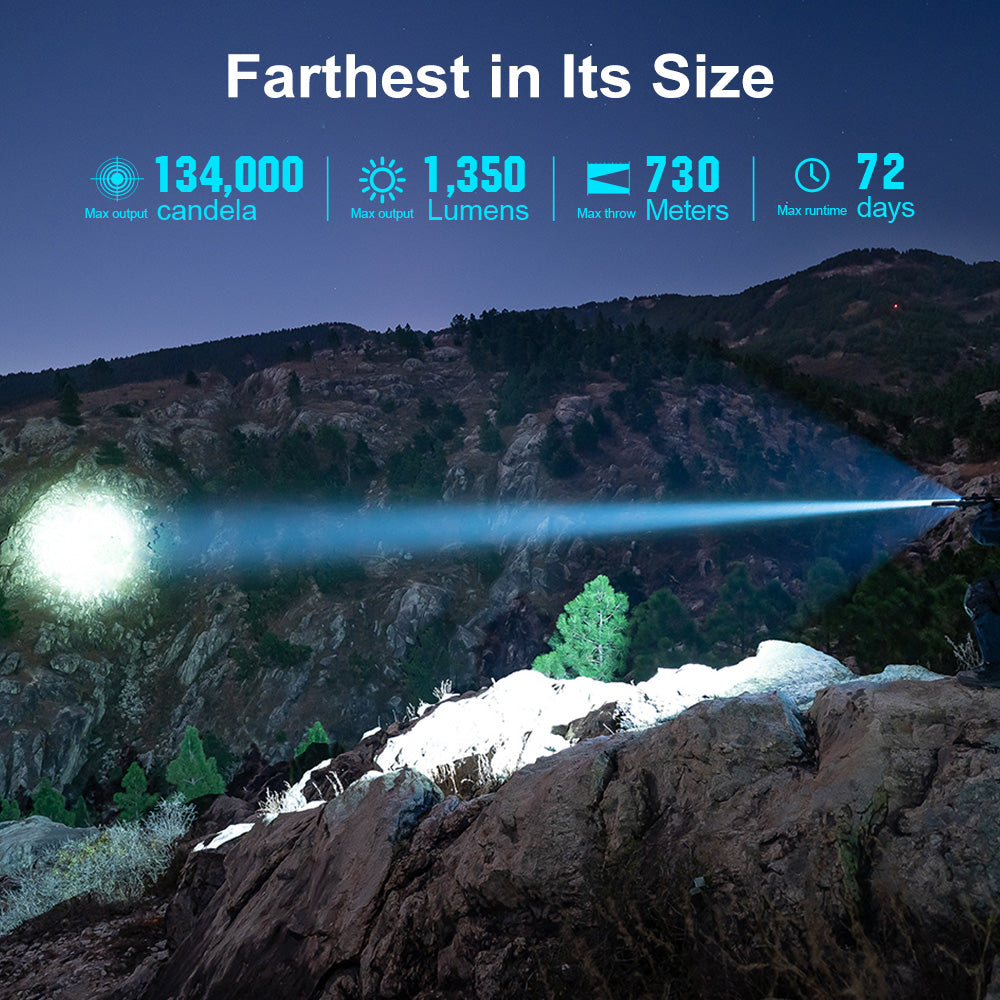 Olight Marauder Mini 7000 Lumens High Intensity RGB LED Torch